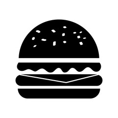 delicious burger fast food isolated icon vector illustration design