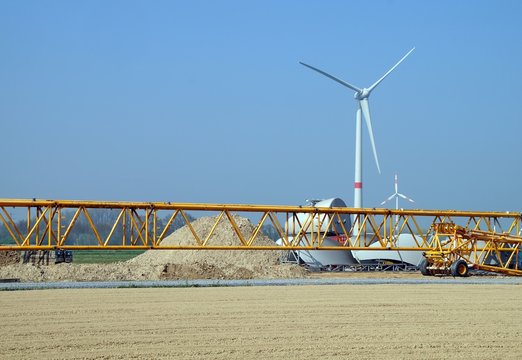 Errichtung einer Windkraftanlage 