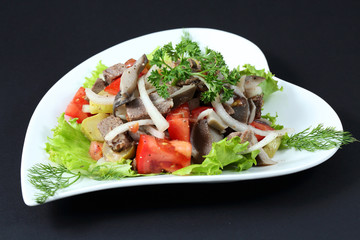 Appetizing salad.