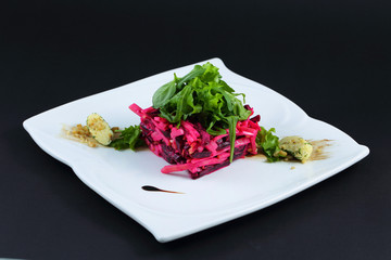 Appetizing salad.