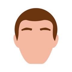 head man avatar icon vector illustration design