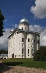 St. George's Cathedral in St. George's (Yuriev) Monastery. Novgorod the Great. Russia