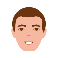 head man avatar icon vector illustration design