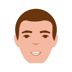 head man avatar icon vector illustration design