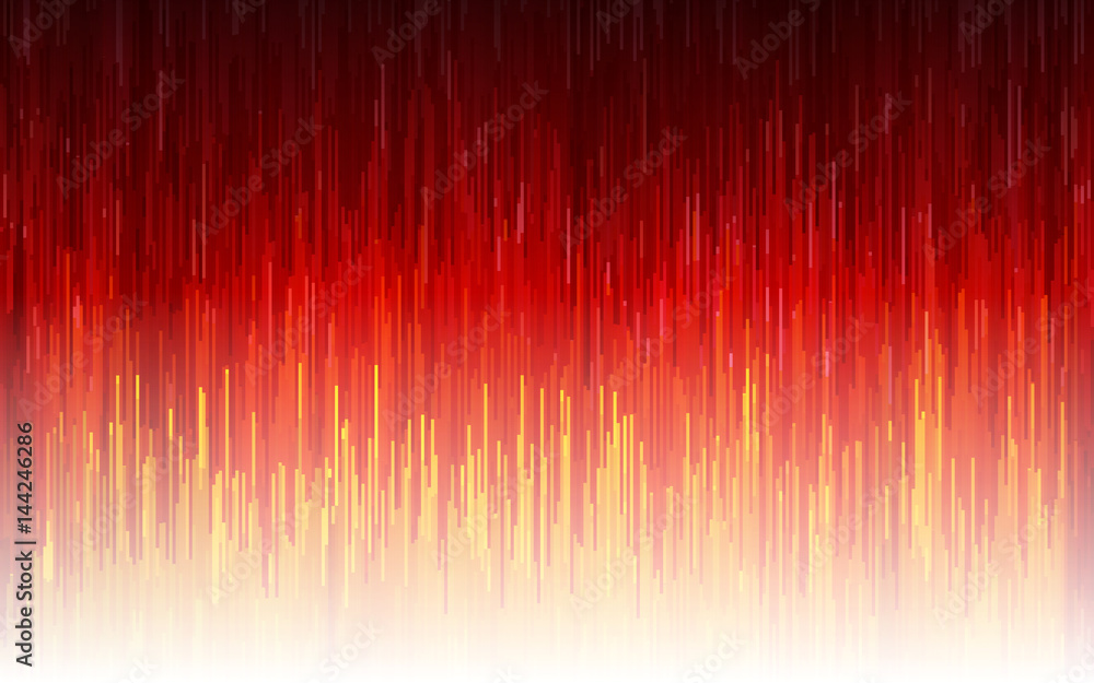 Poster abstract geometric background with bright distorted figures.