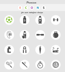 sport icon set