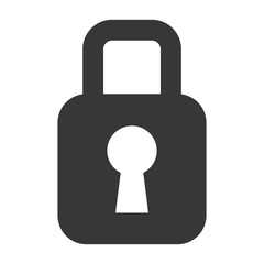 Padlock security device icon vector illustration graphic design
