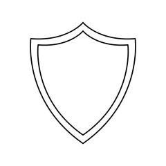 Shield emblem symbol icon vector illustration graphic design