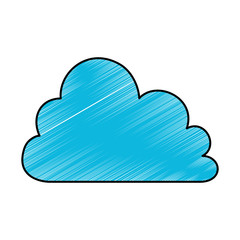 Cloud computing technology icon vector illustration graphic design