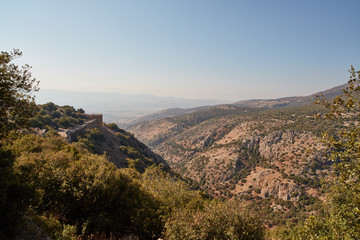 Nimrod mountains view at the north of Israel