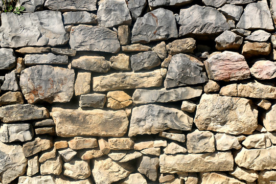 Mediterranean stone drywall texture. 