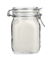 Sugar bowl on white background
