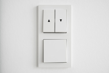 light switch, up down switch closeup