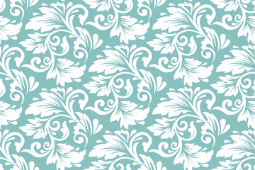 Vector flower seamless pattern background. Elegant texture for backgrounds. Classical luxury old fashioned floral ornament, seamless texture for wallpapers, textile, wrapping.