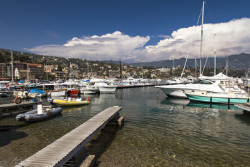 Boats moored in Santa Margherita Ligure