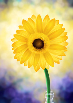 Sunflower - Digital Painting
