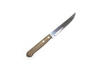 Kitchen knife isolated on white background