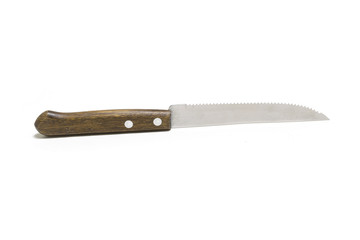 Kitchen knife isolated on white background