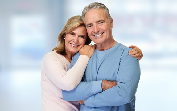 Senior Couple Smiling.