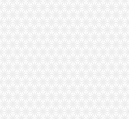 Fototapeta premium Seamless Background, Japan Style #Geometric hemp-leaf pattern