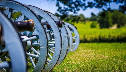 Canons at Valley Forge in Pennsylvania © C.A.Palmira Photos