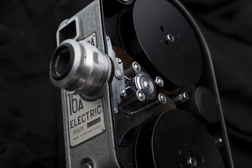 Stara kamera - filmowiec  - obrazy, fototapety, plakaty