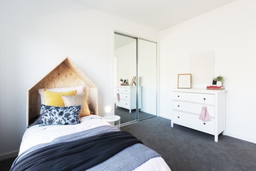 Gorgeous young girl's bedroom beautifully styled
