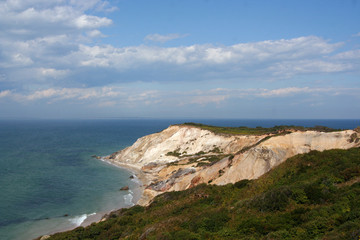 Fototapeta na wymiar Gay Head Cliffs in Martha's Vineyard
