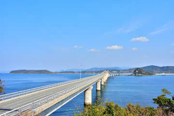 角島側から見た角島大橋(2017年3月)
