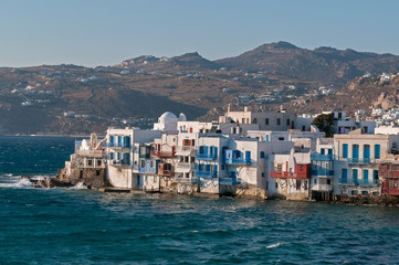 Little venice - Mykonos island, Greece.