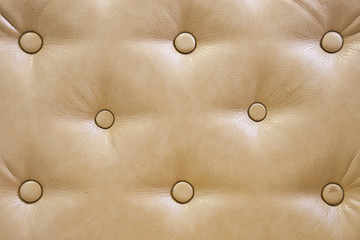 Back of leather sofa, leather texture