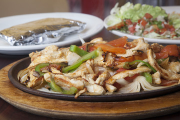 Chicken fajitas