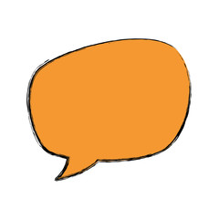 Chat bubble speakbox icon vector illustration graphic design