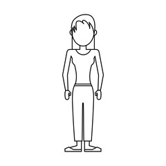 woman cartoon icon over white background. vector illustration
