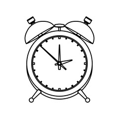 Clock and time concept icon vector illustration graphic design