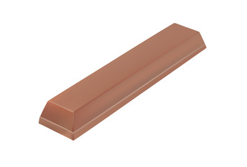 chocolate on a white background