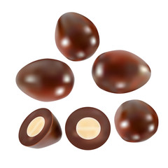  almonds in chocolate