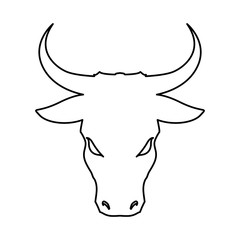 Stock market bull symbol icon vector illustration graphic design