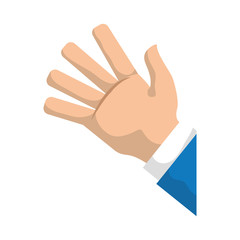 Human hand draw icon vector illustration graphic design