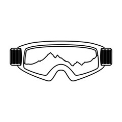 Snowboard sport equipment icon vector illustration graphic design