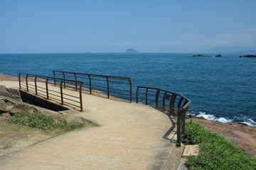 Fototapeta na wymiar seaview at Yehliu,taiwan