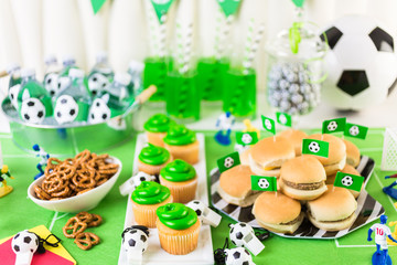 Kids soccer party
