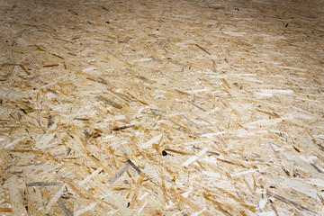 Surface of OSB panels close-up. Surface texture.