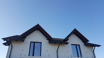 The top of the house