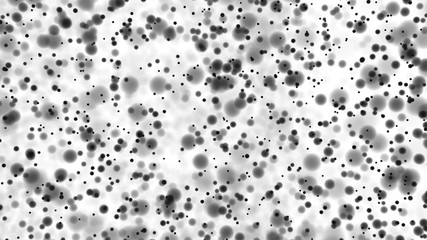 Beautiful monochrome bokeh blurred dots background defocused lights