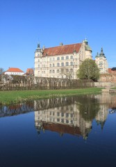Fototapeta na wymiar Schloss Güstrow / Blick von Südosten auf den Südflügel des Renaissanceschlosses