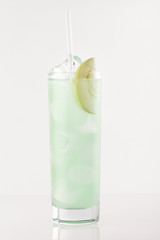 cocktail on the white background