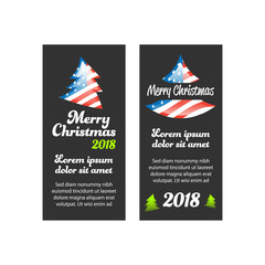 Merry Christmas 2018 banner