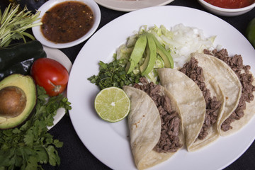 Traditional tacos
