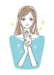 ネイル　春　夏　おしゃれ